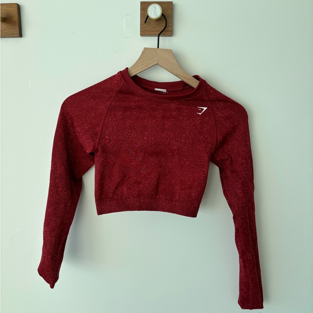 Gymshark VITAL SEAMLESS 2.0 LONG SLEEVE CROP TOP